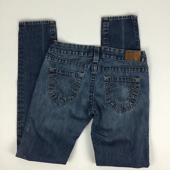 True Religion Skinny Straight Womens 29 - Picture 2 of 4